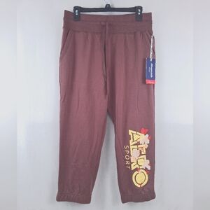 Aeropostale Sport Plum Color French Terry Jogger Pants SzM NWT